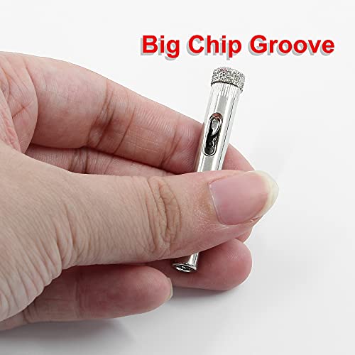 Image of Luomorgo 12Pcs 8mm /5 /16 inch Diamond Hole Saw Diamond Drill Bits