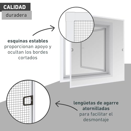 Mosquitera Windhager Ultra Flat 03970 de diseño plano para ventanas 7