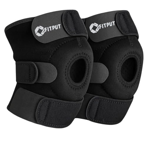 FITPUT Knee Caps for Men & Women, Black - Image 2