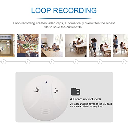 Pelay Upgrade Hidden Camera Smoke Detector Hd 1080P Wifi Smoke Detector Spy Cameras Wireless Nanny Cam With Motion Detection/Night Vision For Home Security Surveillance Hidden Camera #TOP3