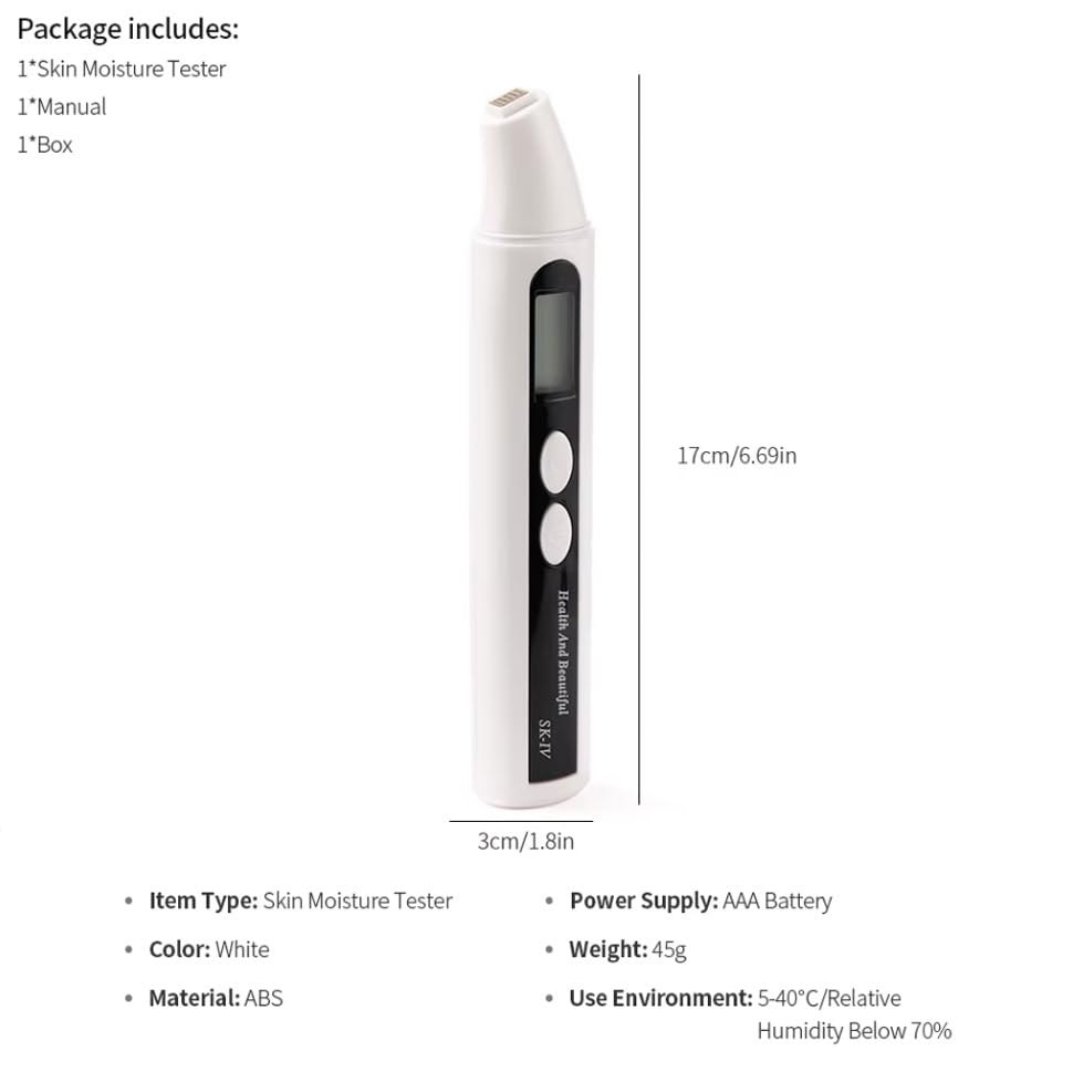 Image of Mini Portable Face Skin Moisture Tester Meter Analyzer Facial Skin Care Tool
