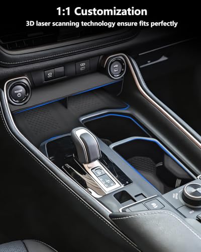 Image of 3PCS Center Console Sets for Toyota Grand Highlander 2024-2026 Accessories | Cup Holder Insert+Center Console Tray+Wireless Charging Mat | Non-Slip, Spill & Scratch Protection, Add Extra Storage