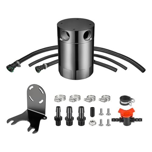 EVIL ENERGY Oil Catch Can, Aluminum Catch Can Kit for 2018-2024 Jeep Wrangler 3.6L, Air Oil Separator 130ml