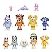 Produktbild BlueY-Superfan-Spielset; 12 Figuren (56,3 cm) Bingo mit flehendem Gesichtsausdruck; Chattermax; Wellenreiter; Kuschelhase Floppy; Lucky; Nana; Jean-Luc; Luckys Dad; Joff; Pom Pom; Opa