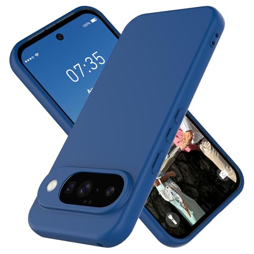 Taneny Silicone Case for Google Pixel 10, Durable and Stylish Drop Tested Soft Silicone Gel Rubber Slim Fit Shockproof Protection Phone Cover for Pixel 10, Blue - image 1