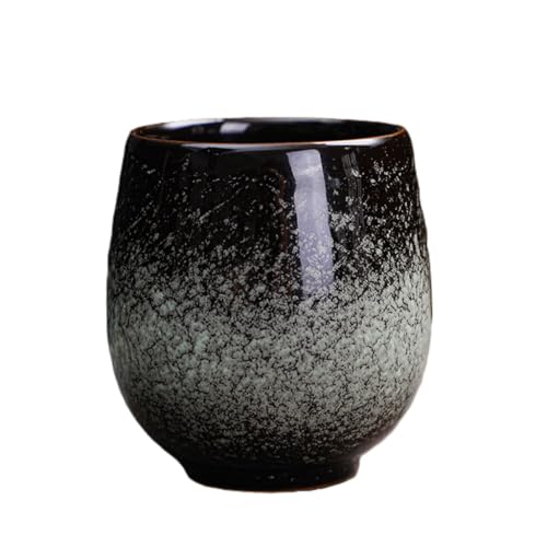 YlobdolY Taza de té de cerámica de 150 ml, taza de té china Kungfu sin asa, taza de café con leche vintage, tazas de café espresso, tazas asiáticas para adultos, color verde