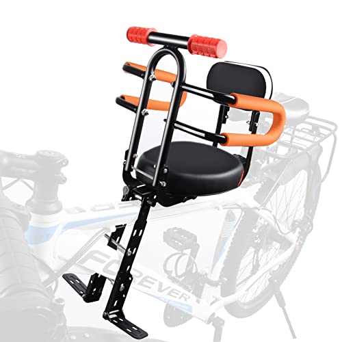 Ousexi Retractable Foldable Child Bike Seat, Portable Front Mounted Kids Bike Seat Design For All Types Of Bicycles, Suitable For Children 2~6 Years #TOP4