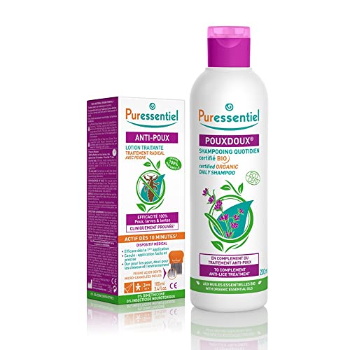 Puressentiel Anti-Poux Lotion Traitante 100 ml + Peigne + Pouxdoux
