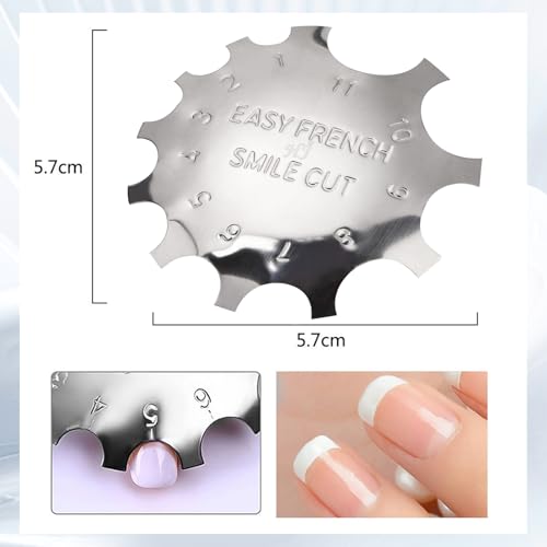 C-Shade Easy French Smile Line Trimmer para manicura miniatura 3