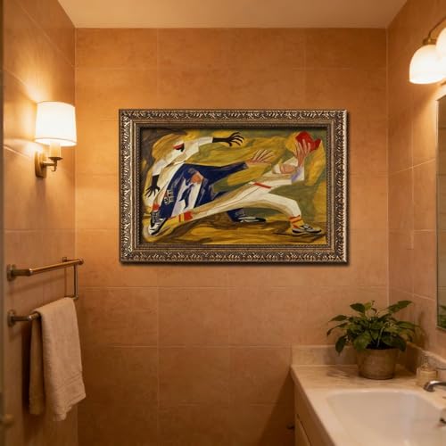 Toile The Long Stretch Jacob Lawrence cadre mural pour mur vide - 6