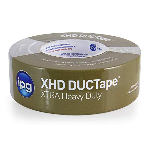 Image of IPG XHD DUCTape, Extra Heavy Duty Duct Tape, 1.88 inch x 60 yd, Silver (Single Roll)