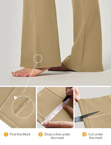 Image of Ewedoos Yoga Pants Women Flare Leggings for Women with Pocket Work Pants