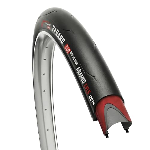 Fincci Varano Slick 28-622 700x28c �^�C�� - Road 700x28c �`���[�u���X�^�C�� 1mm LVL5�i�C���� �p���N�v���[�t 120 TPI - �܂肽���ݎ��A���~�h700c�^�C�� ���[�V���O �c�[�����O �V�N��