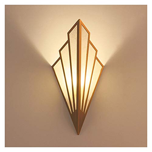 Ventilateur mural vintage RAGGZZ loft doré luminaire LED 3W pour maison
