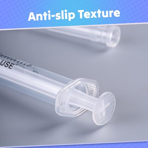 Image of 2.5ml Syringes with 25 Gauge 1 Inch Needles Luer Lock, Disposable Individually Packed 50 Pack