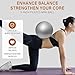 NEBORASTEP Home Pilates Kit, 15-Inch Pilates Ring with 2 Pilates Ball,2 massageballs,3 Resistance Bands for Toning Arms, Thighs/Legs & Core,1 Detachable Tension Strap