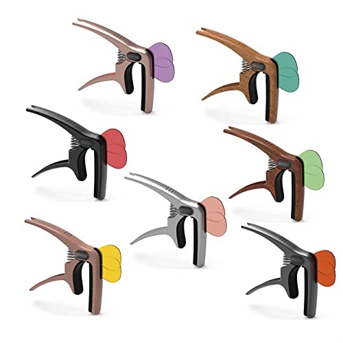 EXENXA Accueil Instrument de Musique Capodastre pour Guitare Capodastre en métal Zinc 3 en 1 pour Guitares acoustiques… - Les Beatles, Paul McCartney, John Lennon, RIngo Starr, George Harrison EXENXA Accueil Instrument de Musique Capodastre pour Guitare Capodastre en métal Zinc 3 en 1 pour Guitares acoustiques… – Image 8