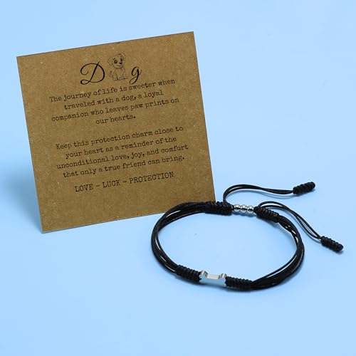 Pulsera de animales con cuerda para suerte y protección miniatura 6