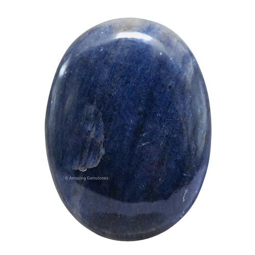 Image of Amazing Gemstone Blue Aventurine Crystals and Healing Stones - Large Palm Stone Crystals Piedra - Crystal for Good Luck, Positive Energy, Meditation - Unique Stocking Stuffers and Gifts for Women, Men