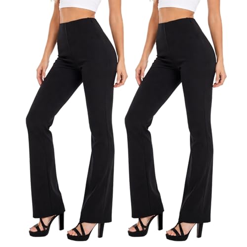 Pantalon évasé femme fluide pour le bureau et les journées d'été