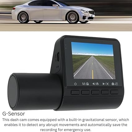 Fabbay Car Front Rear Dash Cam, 720P 1080P Camera for Cars, Adjustable Camera Angle, 32GB Supported, Automatic Cycle Video Recording, Waterproof HD Rear Lens