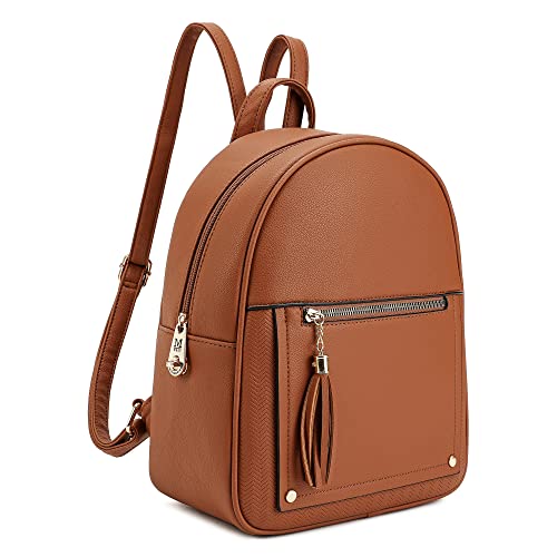 Medium Backpack Purse for Women Anti Theft Backpack with Secured Zipper & Tassel