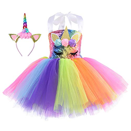 girls unicorn tutu dress