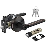 BESTTEN Heavy Duty Oil Rubbed Bronze Entry Door Lever