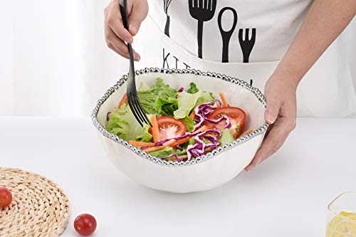 Tazón grande para ensalada en porcelana Pampa Bay miniatura 6