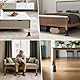 Uping Möbelerhöher Betterhöhung Möbelerhöhung Tischerhöher Elefantenfuß Bed Riser 4St Schwarz (5,5cm,10cm and 15,5cm Höhe)