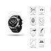JIUJOJA 2Pack for Garmin Fenix 6/6 Pro/ 6 Sapphire/6 Solar Charging Sync Data Cable and 2Pcs Free HD Tempered Glass Screen Protector and 8pcs Color Charger Port Protector for Smart Watch