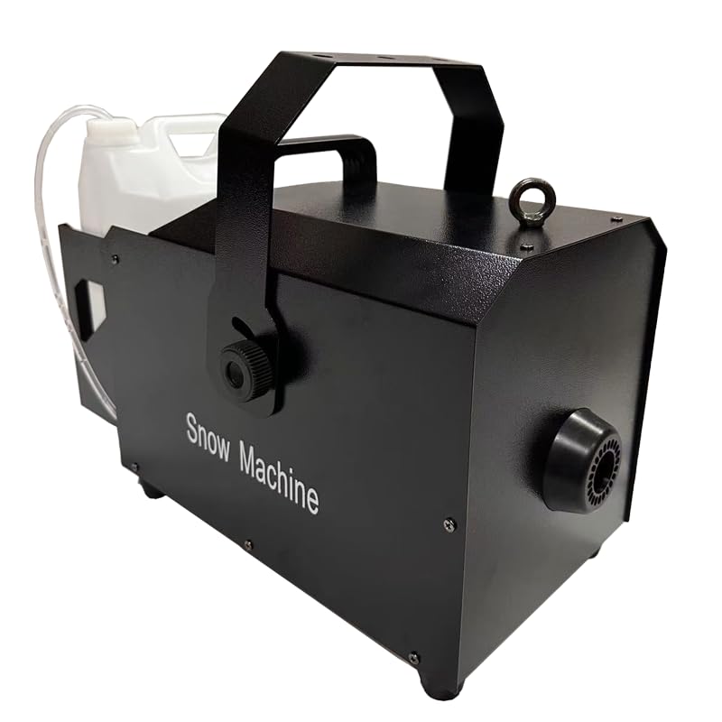 1500W Snow Machine Noise-free for Snowflake Outdoor Indoor, Fake Snow Maker Eqipment with Remote for Wedding Events Christmas Photography Parties Stage Parades