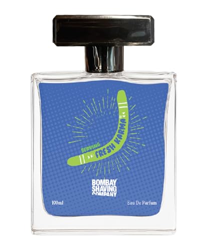 Bombay Shaving Company Fresh Karma Men’s Perfume 100ml | Bergamot, Marine & Cedarwood Notes | Fresh Citrus Scent | Long Lasting | Gift for Him
