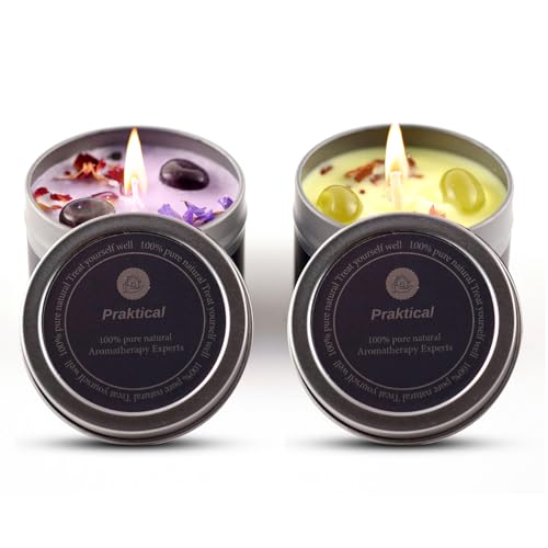 Set Velas Aromáticas Naturales sin Parafinas de Cera de Abeja y...