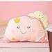 FVNJHL Almohada de Animales de Dibujos Animados súper Suave Conejo León Oveja Tigre Búho Juguete de Peluche Nube Corona Muñeca de Peluche Almohada extraíble Cojín 55Cm