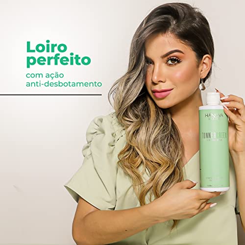 HANOVA Kit Tonner Green + Máscara Nanoplex (1 Tonner Green 500mL + 1 Máscara Nanoplex 500g)