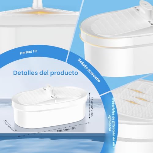 Filtros de jarra WD-PF-01A Plus para un agua pura en tu mesa diaria 5