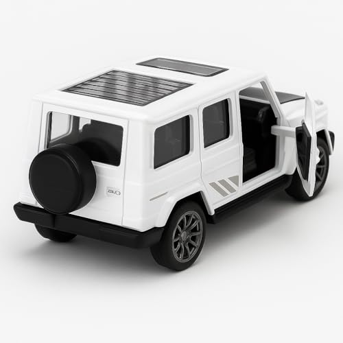 Image of Diecast G-Wagon Car Toy - 1:36 Scale Alloy Mercedes AMG G63 Pull-Back Model, Off-Road Vehicle Toy for Kids & Collectors, Gift for Boys & Car Enthusiasts (Color As Per Stock)