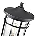 ML Lighting 91331-TBK Namath 1-Light Outdoor Post Lantern in Textured Black Finish