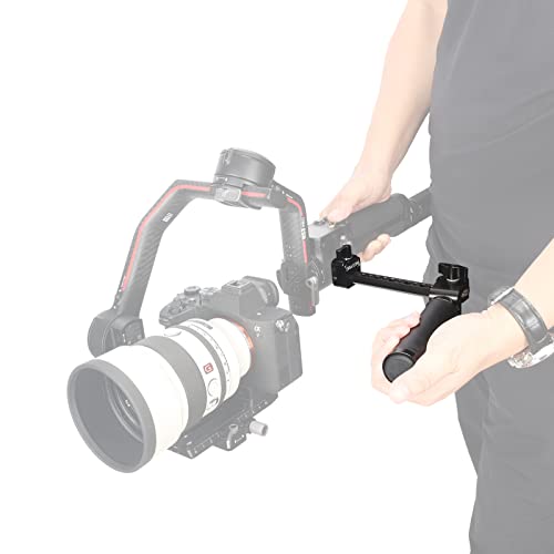 NICEYRIG Side Handle Grip Adjustable Sling Leather Handgrip for DJI RS2 RSC2 RS3 RS3 Pro RS4 RS4 Pro Stabilizer Gimbal with Nato Clamp Rosette Mount-524 - Image 4
