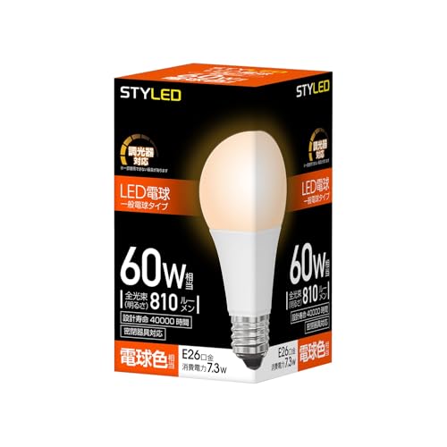 X^Ch LEDd Ή ʓd^Cv a26mm 60W` dF Lz^Cv Ή HA8D26L1