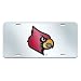 FANMATS NCAA University of Louisville Cardinals Plastic License Plate (Inlaid)