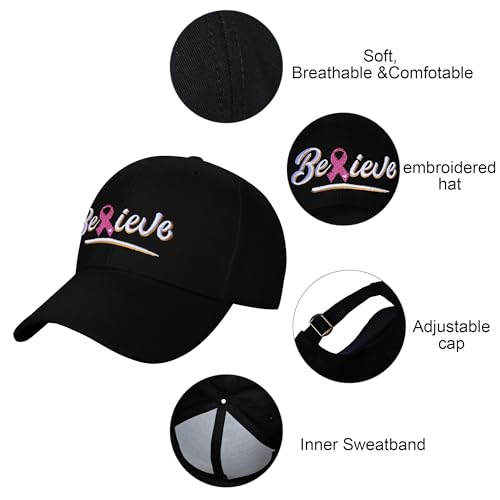 Image of Embroidered Baseball Cap for Women Men Adjustable Baseball Hat Black Baseball Cap Trucker Hat