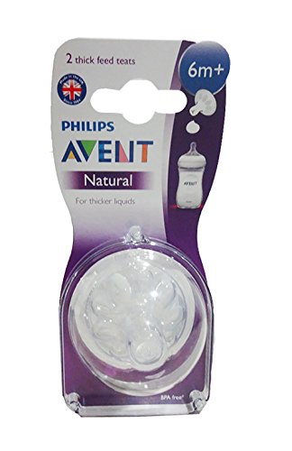 Philips AVENT Natural Teats Fast Flow Holes: Slot Hole Months: 6M+