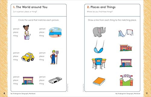 My Kindergarten Geography Workbook