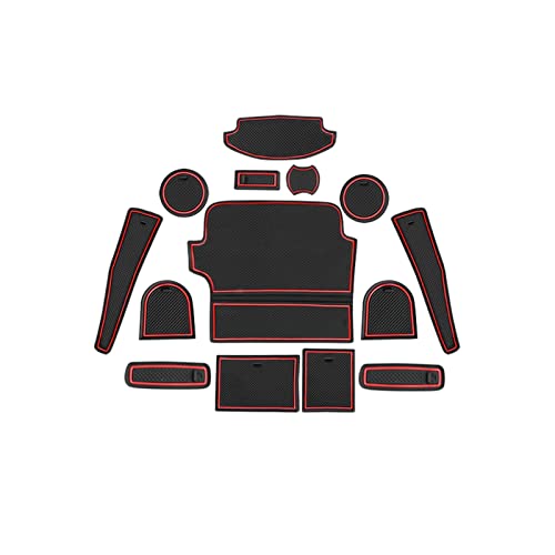 Tapis de rainure de porte pour Fiesta MK8 pour protéger les vide-poches du quotidien