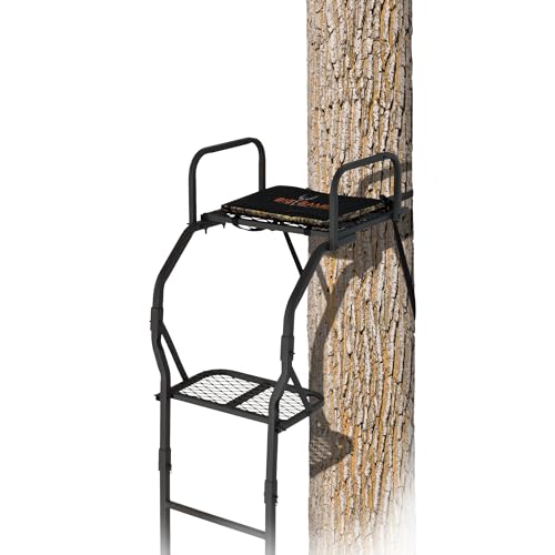 Big Game BGM-LS0100 Warrior Pro 1 Person Portable Sturdy Tree Stand For Hunters, Ladderstand thumb #5