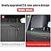 SFWAYA Rear Seat Back Protector Pad for 2024-2025 2026 Toyota Land Cruiser 250 & 1958 Prado LC250 Rear Seat Backrest Pad Tailgate Kick Plate Interior Modification Accessory (for Five Seats Only)