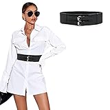 La cintura elastica retrò è disponibile in nero, marrone e rosa. Puoi abbinare liberamente diversi stili di abbigliamento. Soddisfa le tue esigenze quotidiane di indossare e cambiare, offrendoti una nuova esperienza ogni giorno.