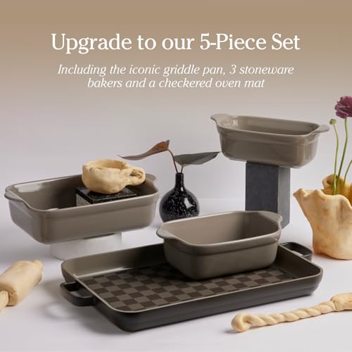 Image of Our Place Mini Griddle Pan | 9 inch (2 Qt) Nonstick Ceramic Griddle Pan for Stovetop & Oven | PFAS-Free, Oven-Safe up to 450F, Easy-Grip Handles | Char